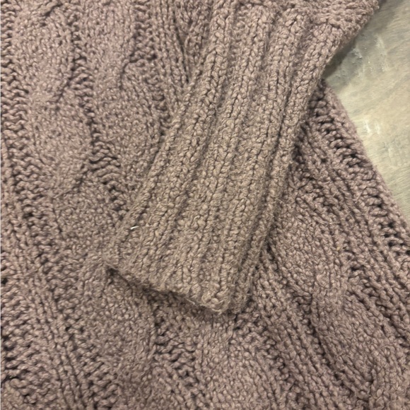 Free People Easy Cable V Neck Sweater - Picture 4 of 6